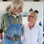 David and Margaret Frith at work at Brookhouse Pottery 2017